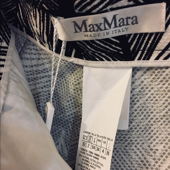 MaxMara Cropped Leaf Printed Pants - Picture 6 of 9